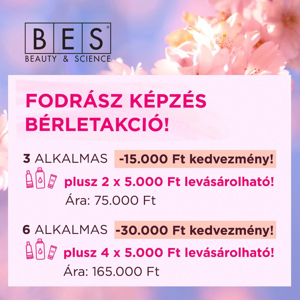 Fodrász képzés 3 alkalmas BÉRLETAKCIÓ