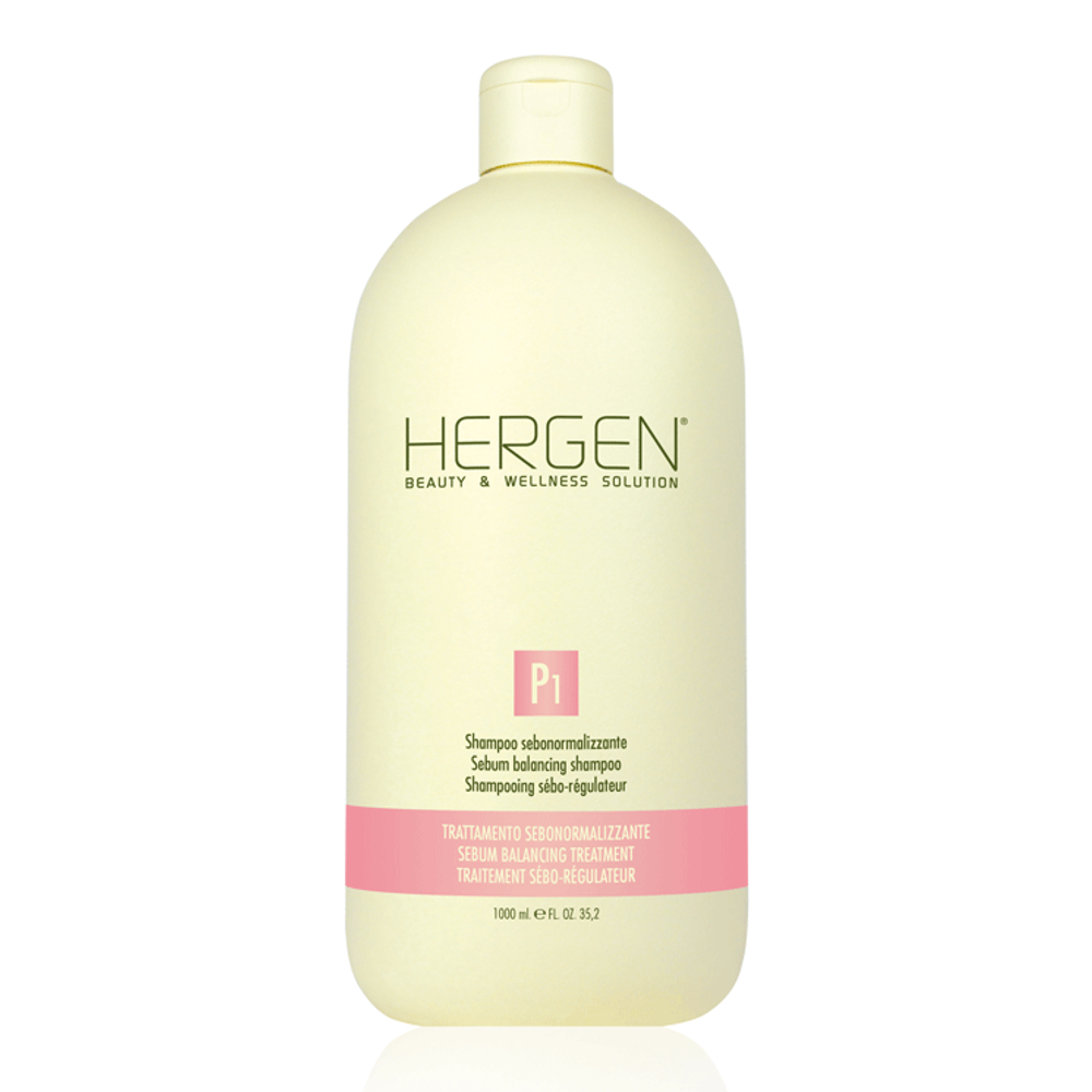 Hergen P1 sampon zsíros hajra 1000 ml
