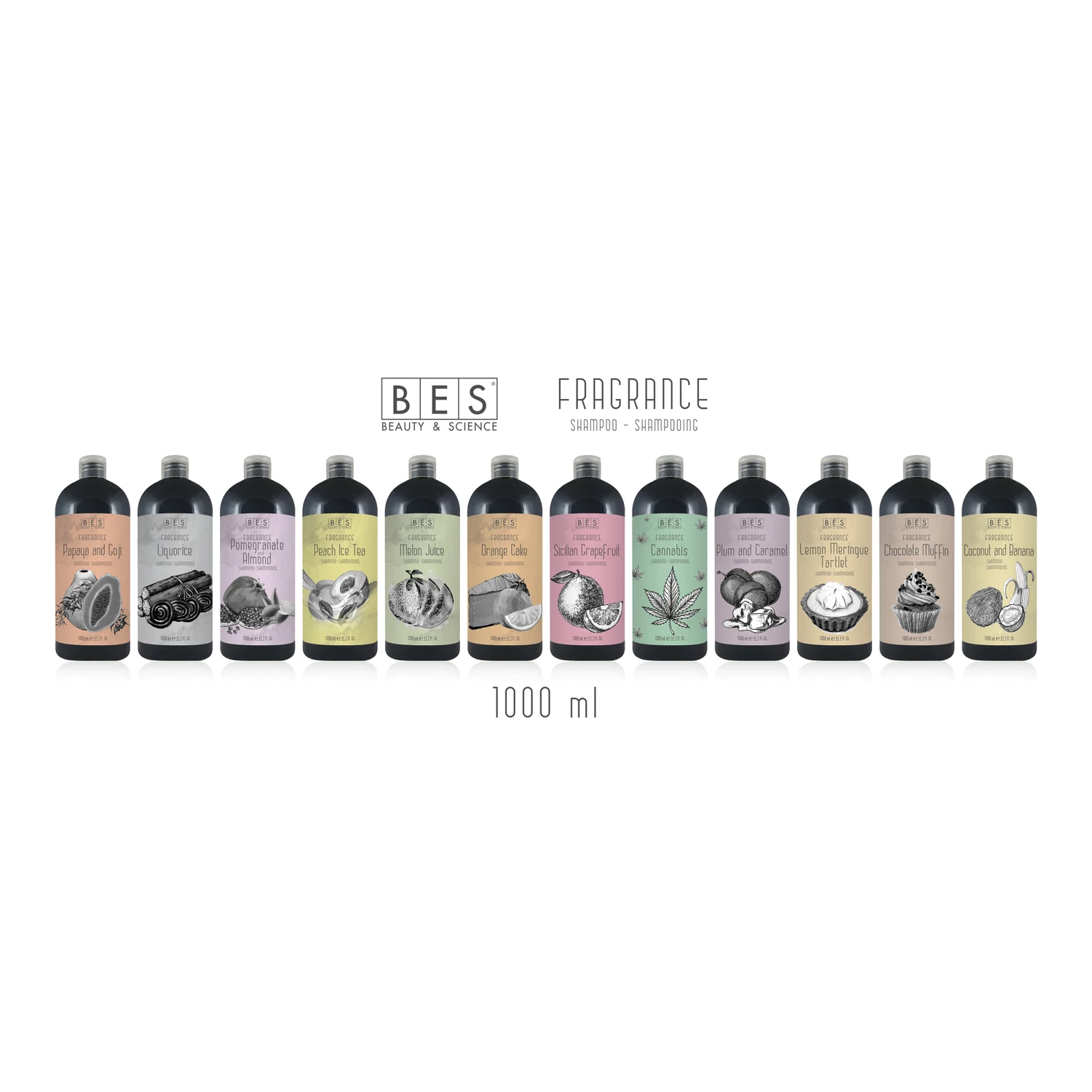Fragrance SAMPON - Gránátalma és mandula - 1000ml
