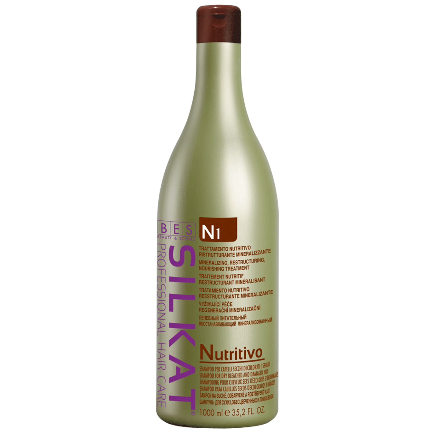 Silkat Nutritivo sampon száraz, töredezett hajra 1000 ml Silkat Nutritivo sampon száraz, töredezett hajra 1000 ml