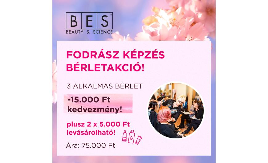 Fodrász képzés BÉRLETAKCIÓ