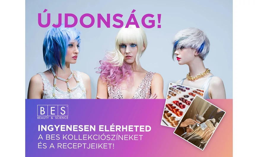 Újdonság! Ingyenesen elérheted a BES Kollekciószíneket és a receptjeiket!
